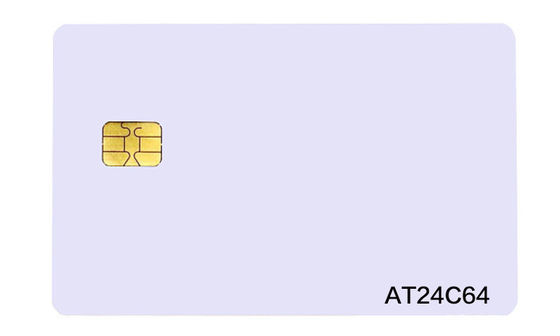 Προ τυπωμένη κάρτα επαφών τσιπ ολοκληρωμένου κυκλώματος AT24C64 μνήμης PVC